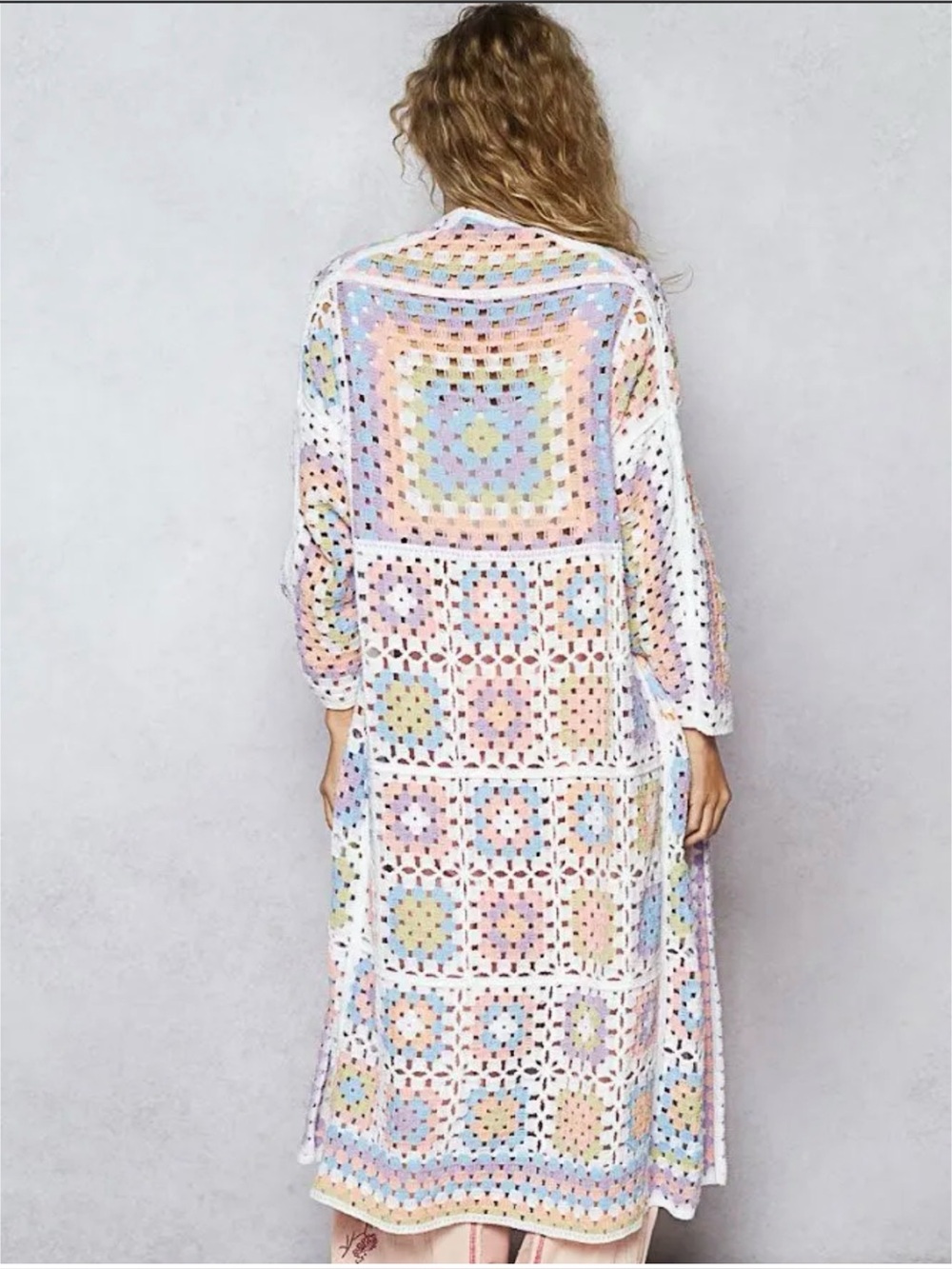 POL Granny Square Cardigan - Picture 3 of 6